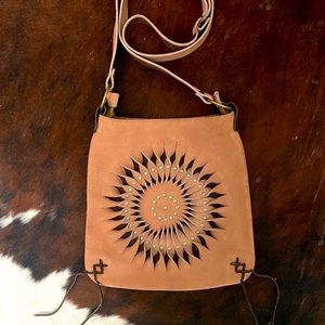 Leather Boho purse from Spain